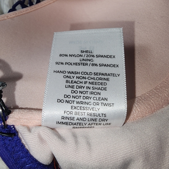 Purple and Pink Shade & Shore Push-Up Halter Bikini Top - Picture 8 of 9